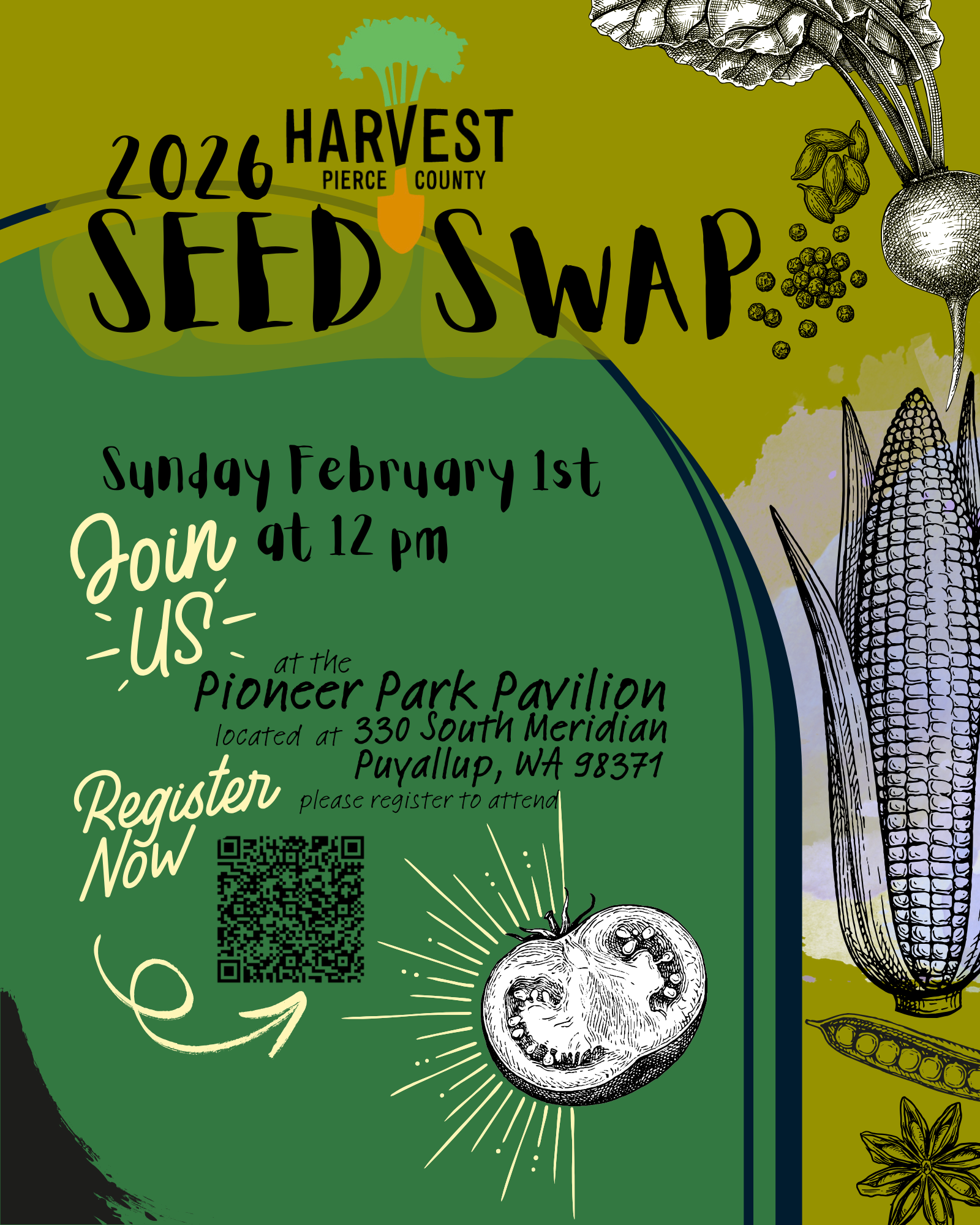 2026 Seed Swap Flyer